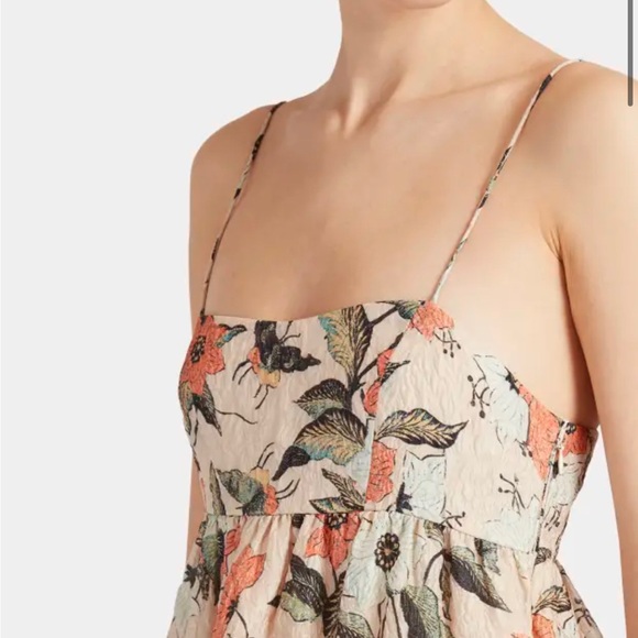 Astrid Floral Empire Waist Midi Dress - Picture 3 of 10